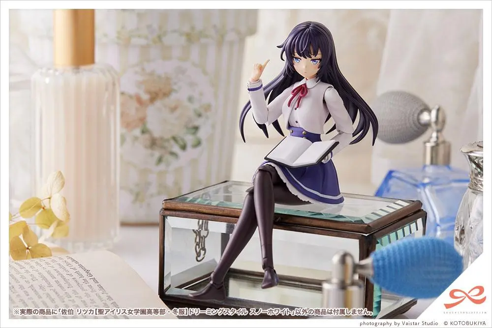 Sousai Shojo Teien 1/10 Ritsuka Saeki St. Iris Gauken Girls' High School Winter Clothes Dreaming Style Snow White Műanyag modell készlet 16 cm termékfotó