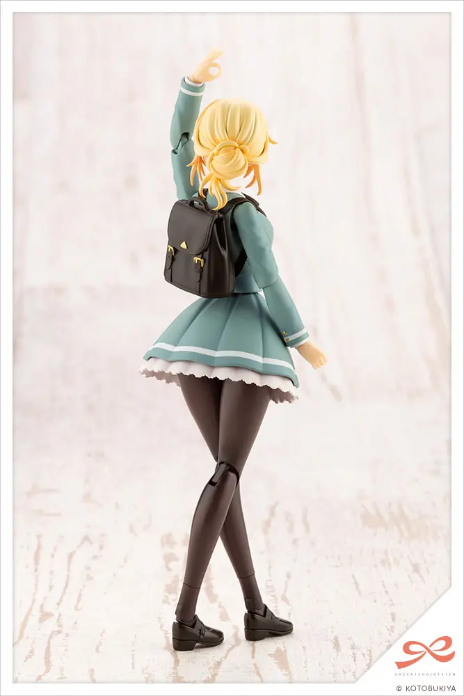 Sousai Shojo Teien 1/10 Ritsuka Saeki St. Iris Gauken Girls' High School Winter Clothes Műanyag modell készlet 16 cm termékfotó