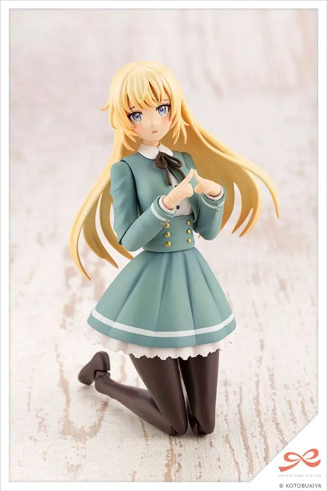 Sousai Shojo Teien 1/10 Ritsuka Saeki St. Iris Gauken Girls' High School Winter Clothes Műanyag modell készlet 16 cm termékfotó