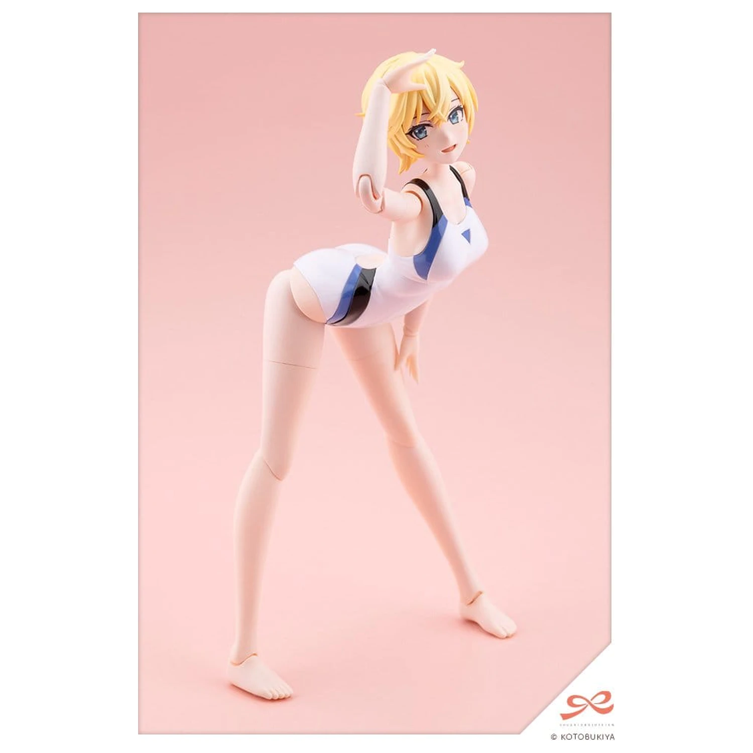 Sousai Shojo Teien 1/10 Rui Saotome Touou High School Competitive Swimsuit Dreaming Style White Dolphin műanyag modell készlet 16 cm termékfotó