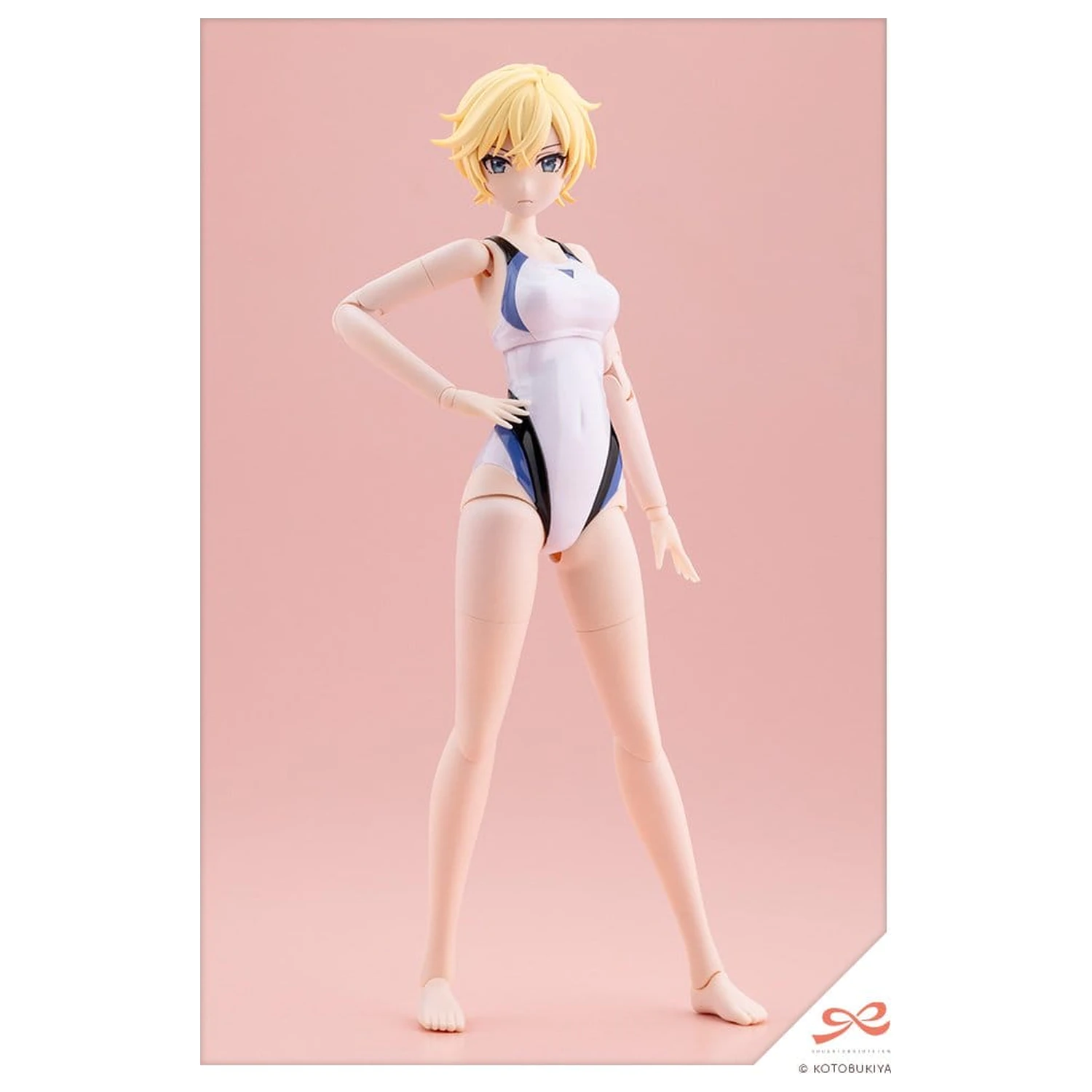 Sousai Shojo Teien 1/10 Rui Saotome Touou High School Competitive Swimsuit Dreaming Style White Dolphin műanyag modell készlet 16 cm termékfotó