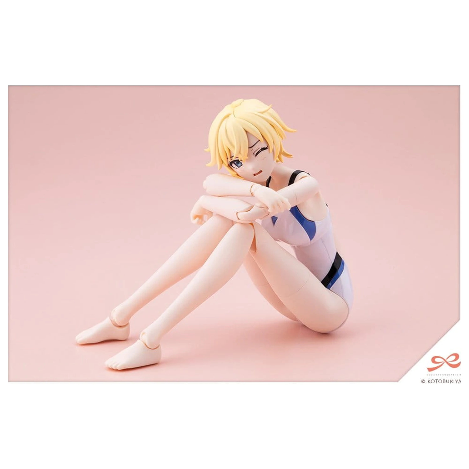 Sousai Shojo Teien 1/10 Rui Saotome Touou High School Competitive Swimsuit Dreaming Style White Dolphin műanyag modell készlet 16 cm termékfotó