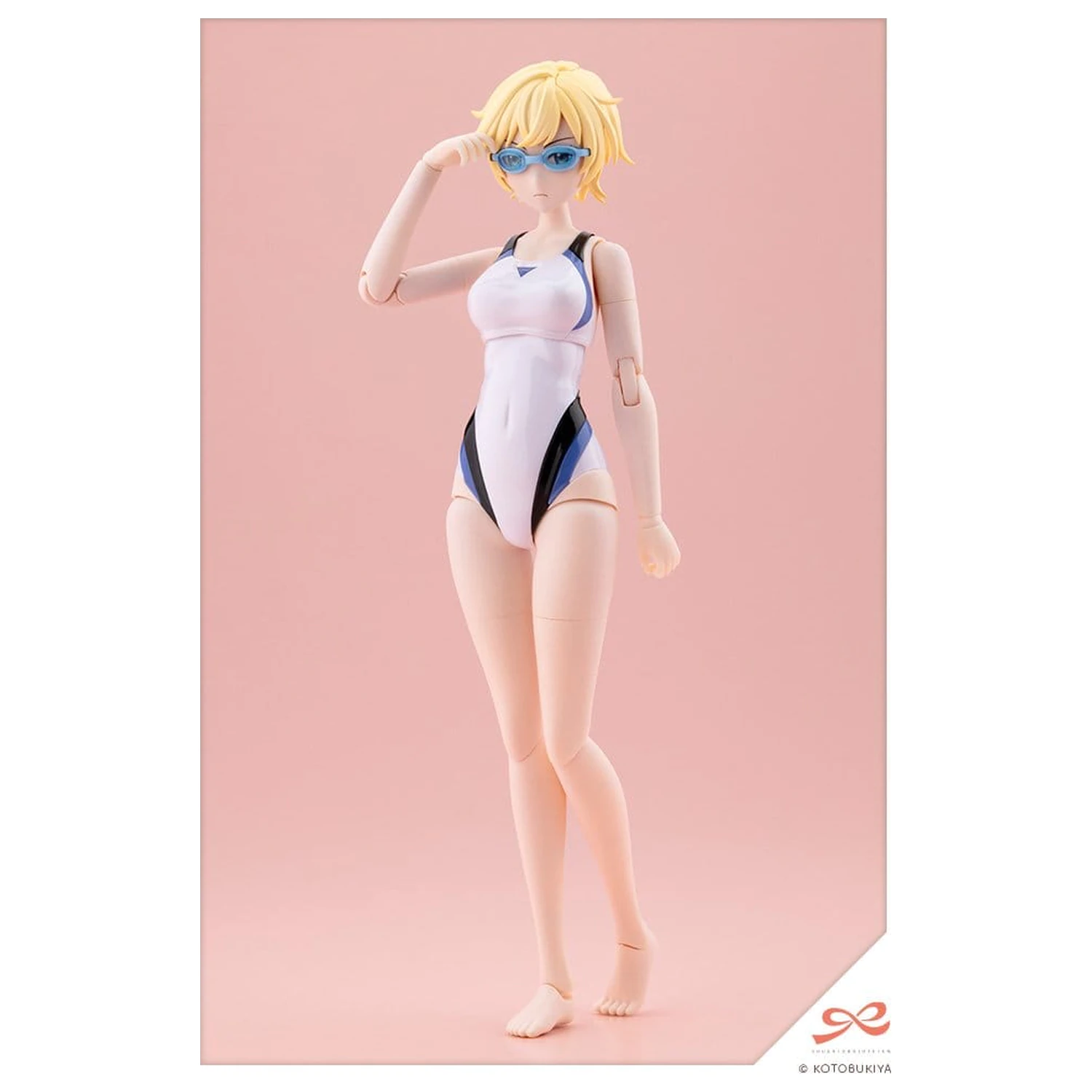 Sousai Shojo Teien 1/10 Rui Saotome Touou High School Competitive Swimsuit Dreaming Style White Dolphin műanyag modell készlet 16 cm termékfotó