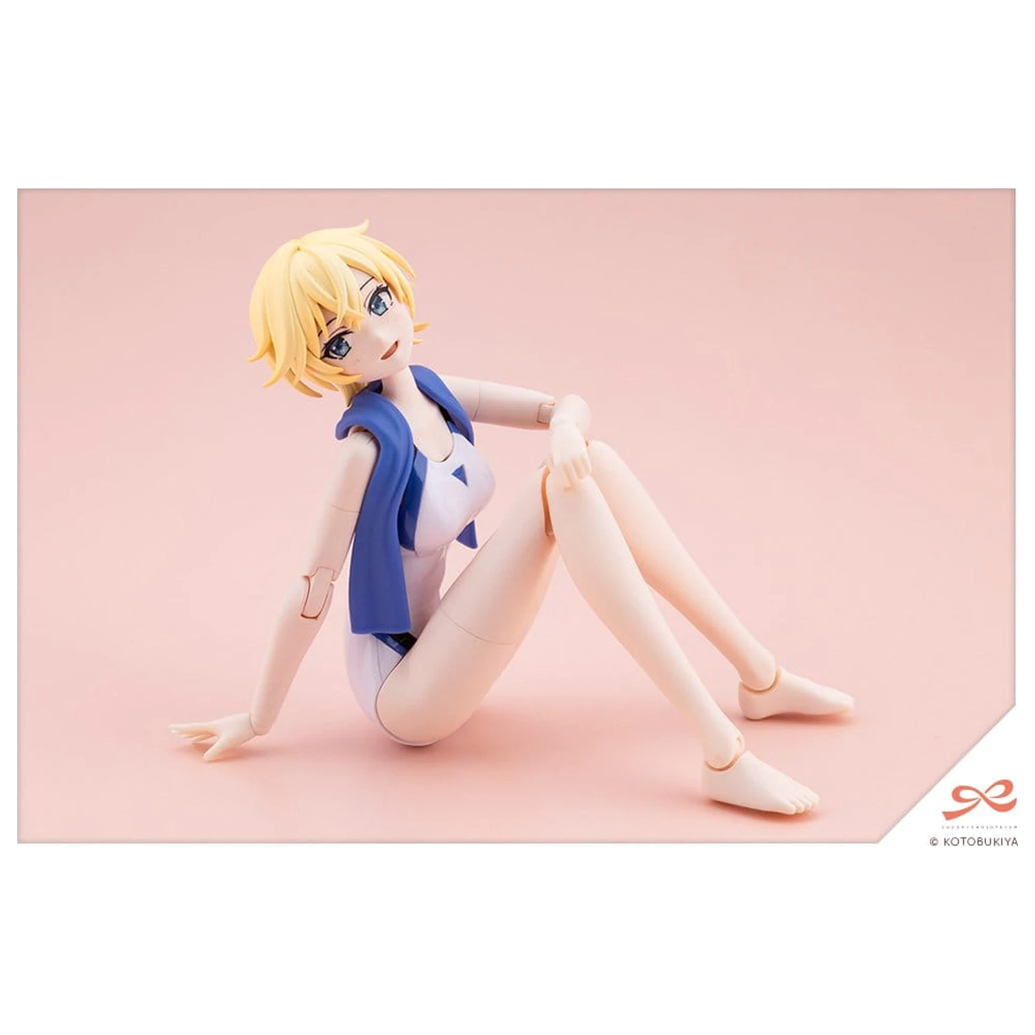 Sousai Shojo Teien 1/10 Rui Saotome Touou High School Competitive Swimsuit Dreaming Style White Dolphin műanyag modell készlet 16 cm termékfotó