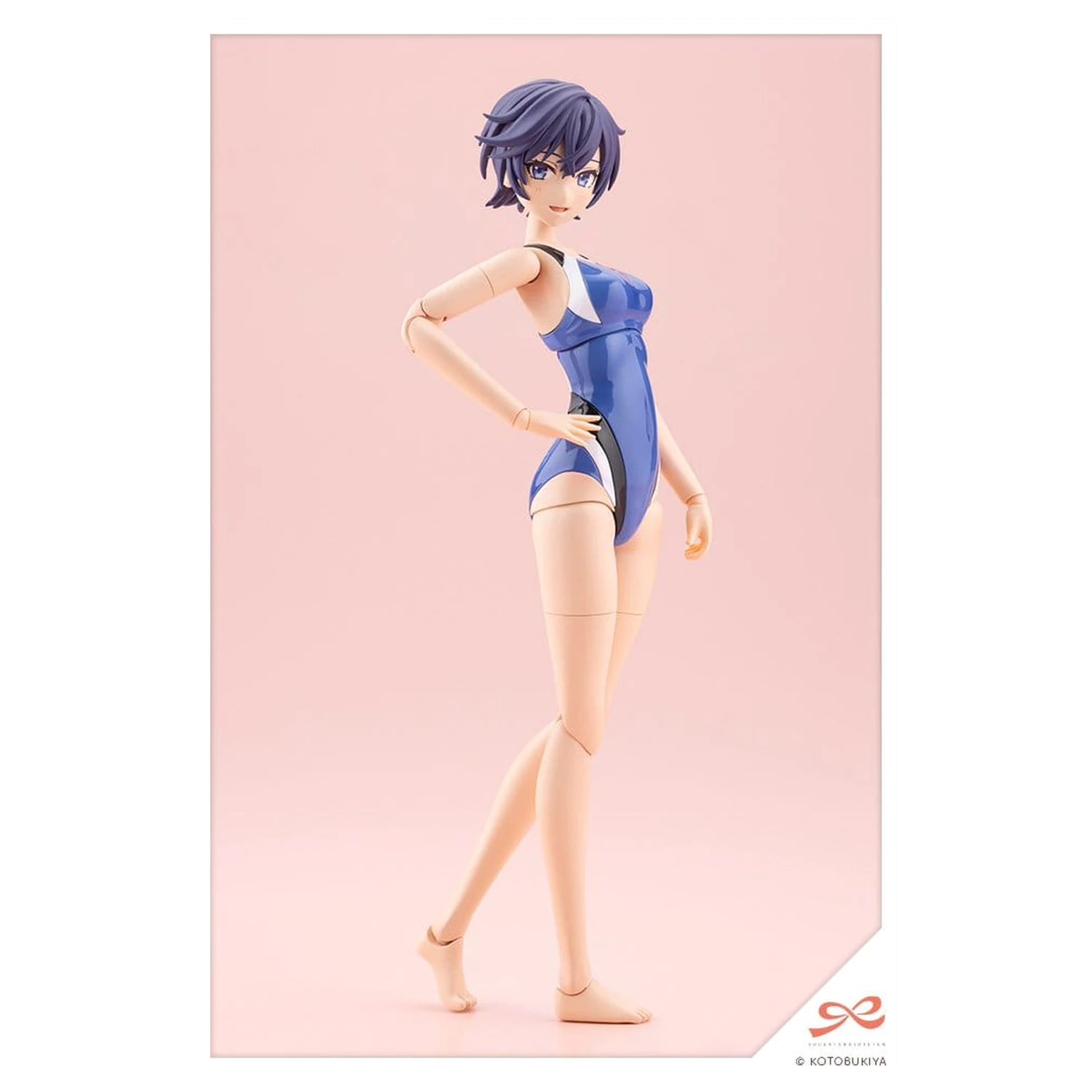 Sousai Shojo Teien 1/10 Rui Saotome Touou High School Competitive Swimsuit Műanyag modell készlet 16 cm termékfotó