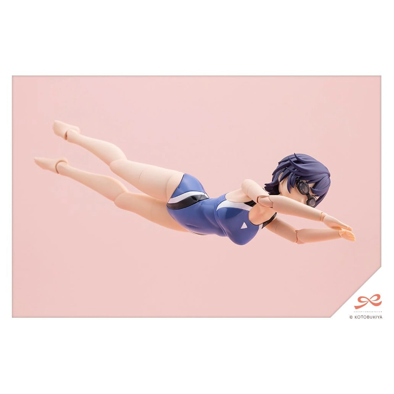 Sousai Shojo Teien 1/10 Rui Saotome Touou High School Competitive Swimsuit Műanyag modell készlet 16 cm termékfotó