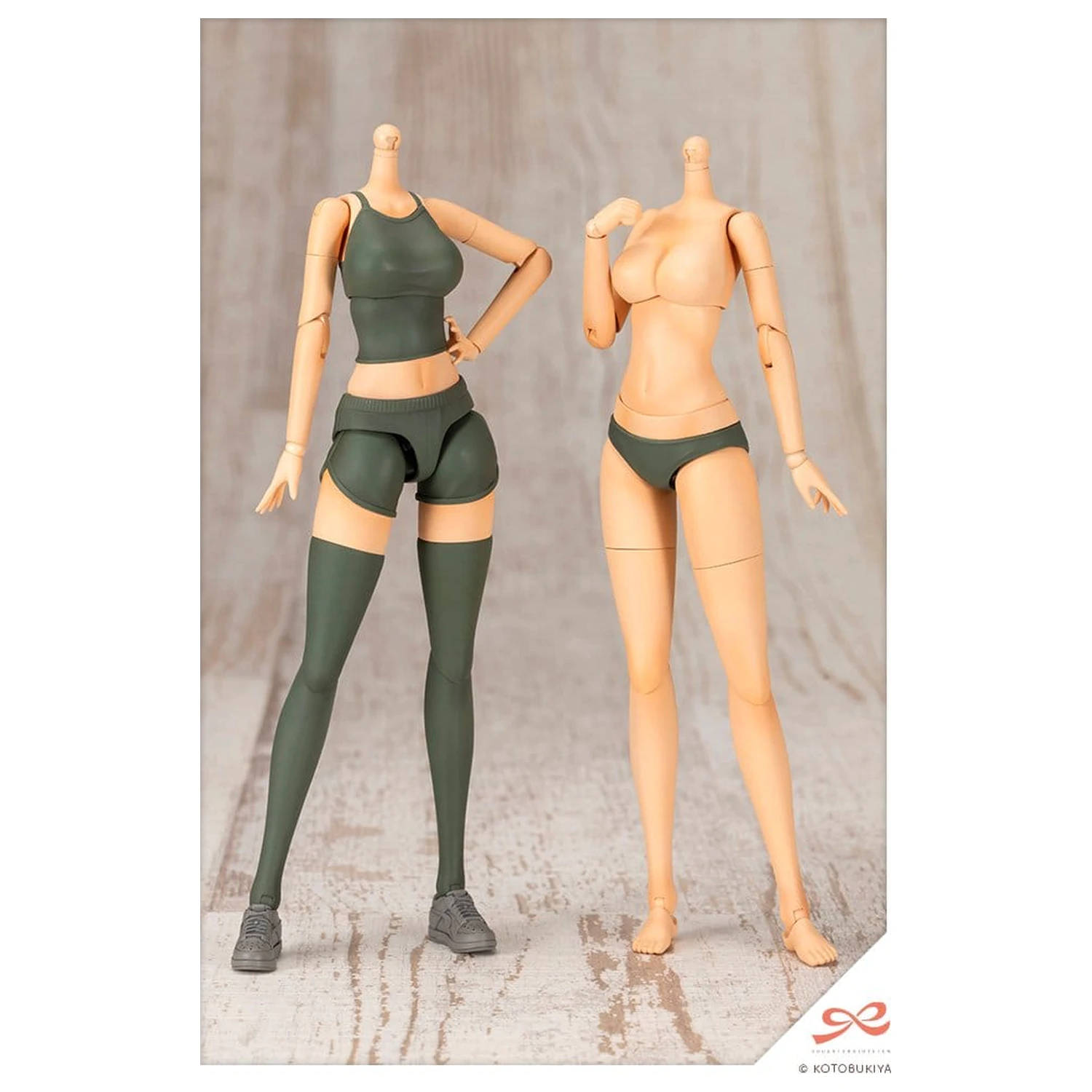 Sousai Shojo Teien 1/10 Training Wolf Műanyag modell készlet 16 cm termékfotó