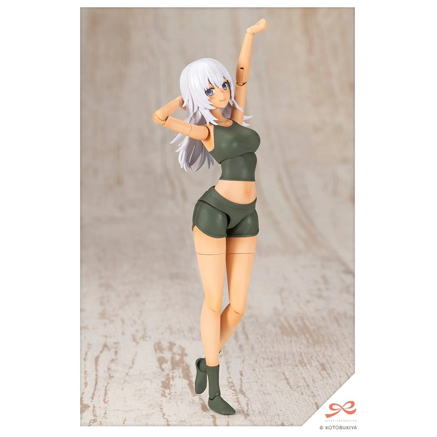 Sousai Shojo Teien 1/10 Training Wolf Műanyag modell készlet 16 cm termékfotó