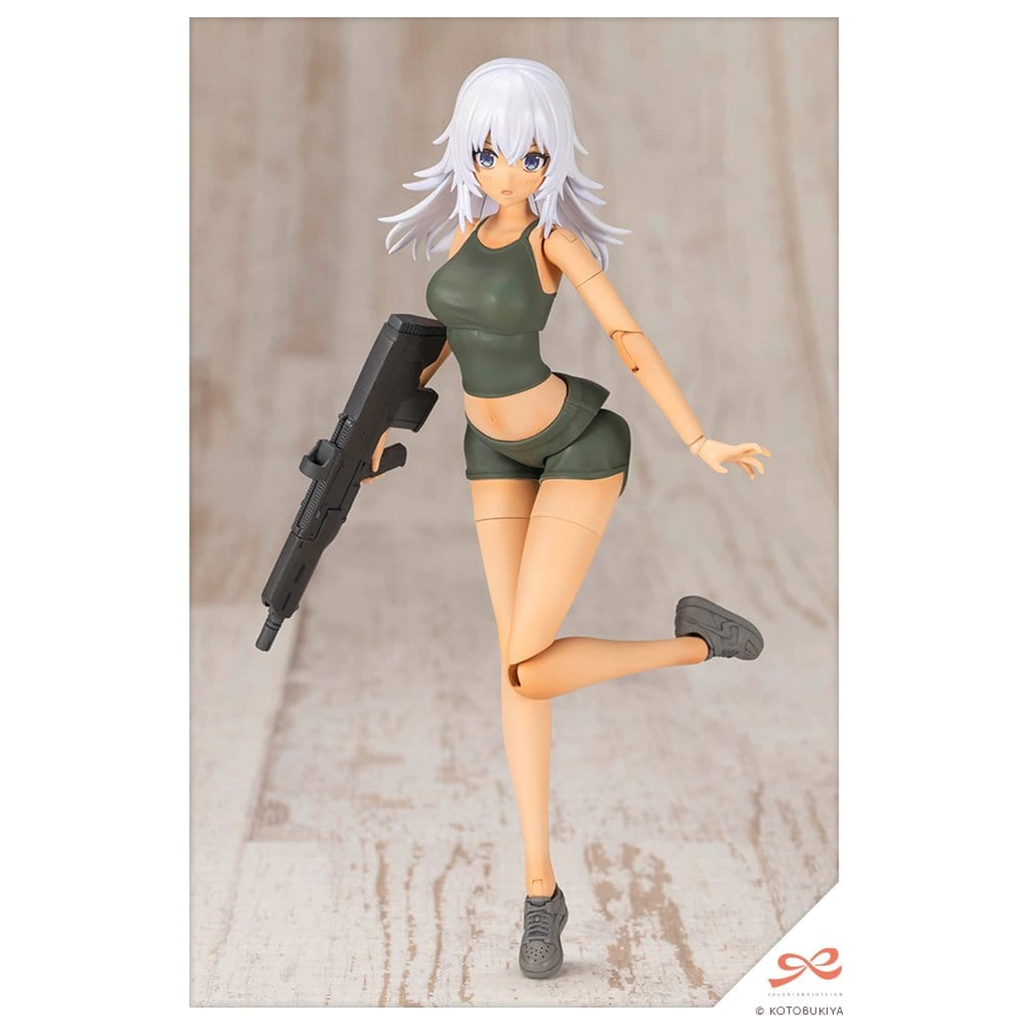 Sousai Shojo Teien 1/10 Training Wolf Műanyag modell készlet 16 cm termékfotó