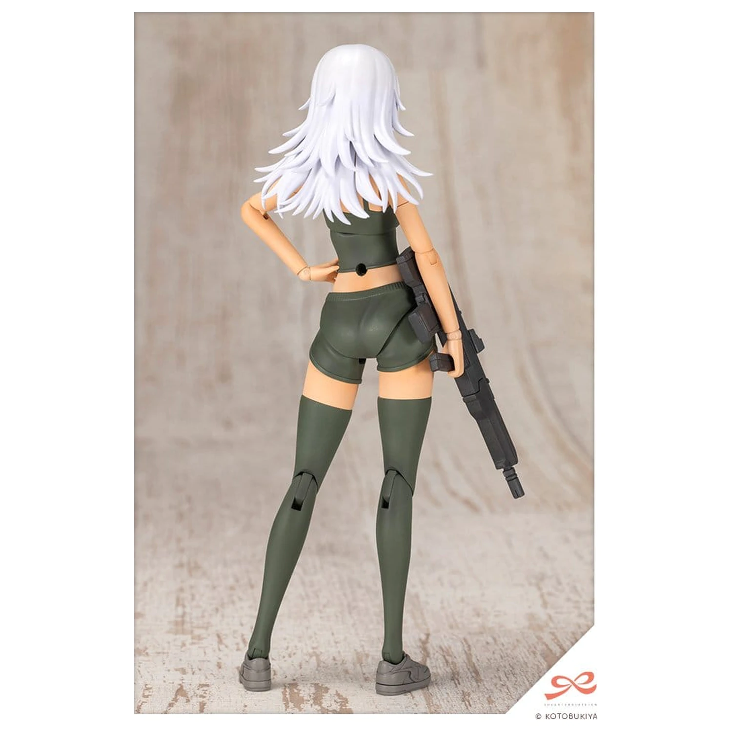 Sousai Shojo Teien 1/10 Training Wolf Műanyag modell készlet 16 cm termékfotó