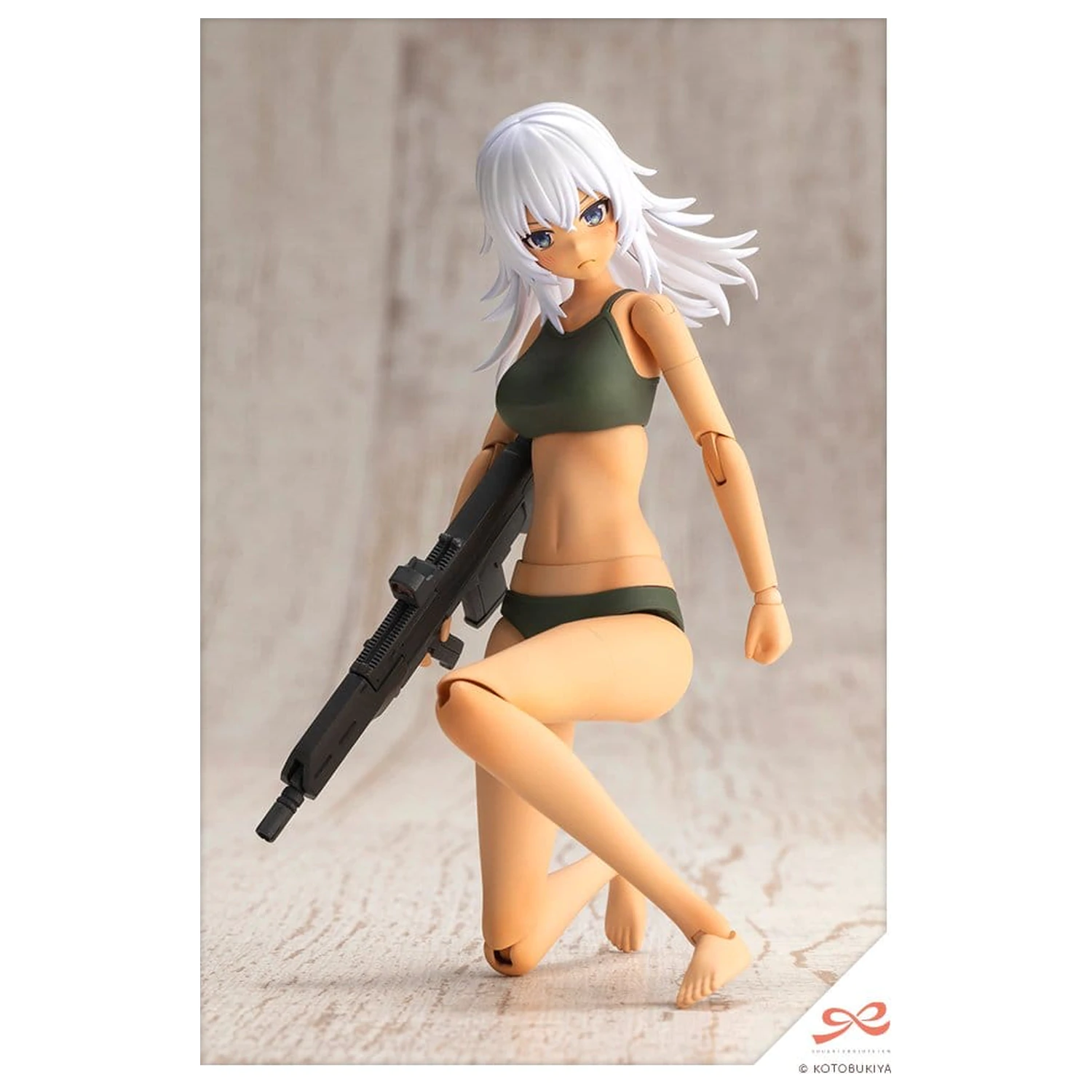 Sousai Shojo Teien 1/10 Training Wolf Műanyag modell készlet 16 cm termékfotó