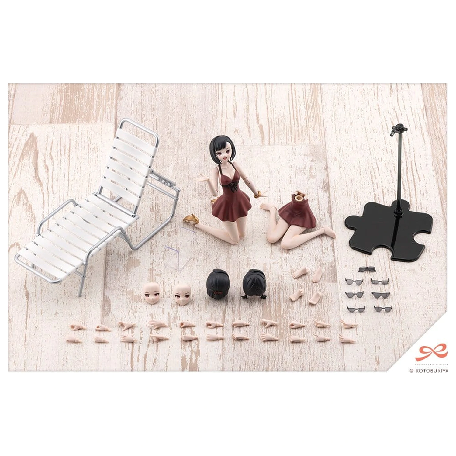 Sousai Shojo Teien 1/10 Yomi Swim Style Műanyag modell készlet 16 cm termékfotó