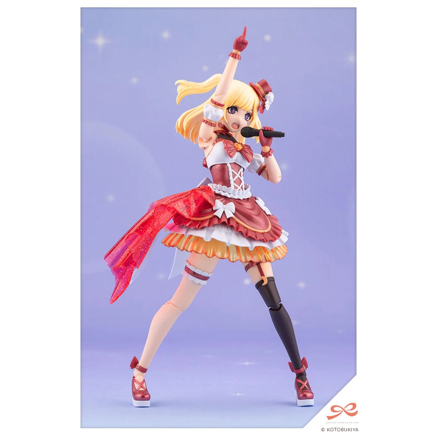 Sousai Shojo Teien 1/10 Yue Kisaragi Diva Costume Dreaming Style Strawberry Moon Műanyag modell készlet 16 cm   termékfotó