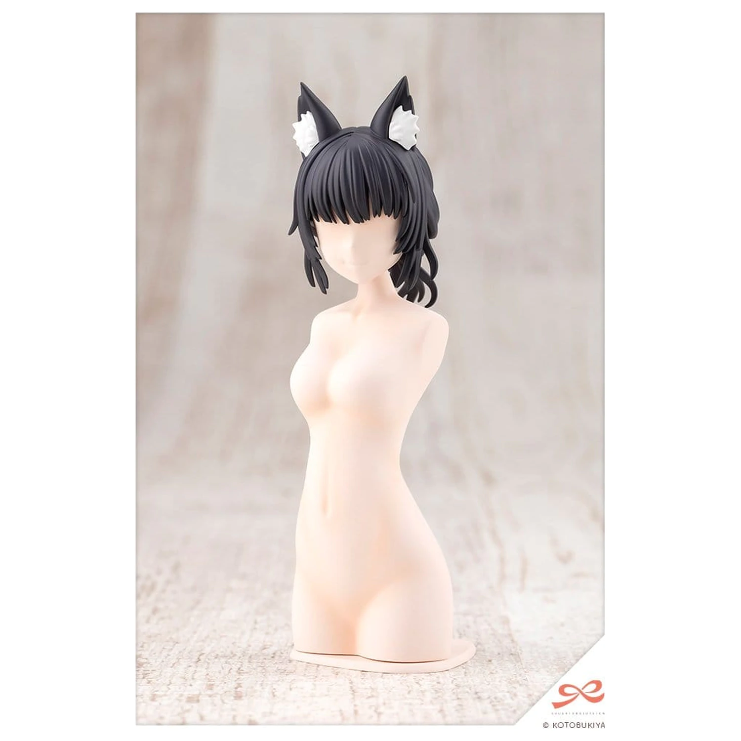 Sousai Shojo Teien Arranged Wigs Animal Ears Messy Bun Fox modell készlet kiegészítő csomag 9 cm termékfotó