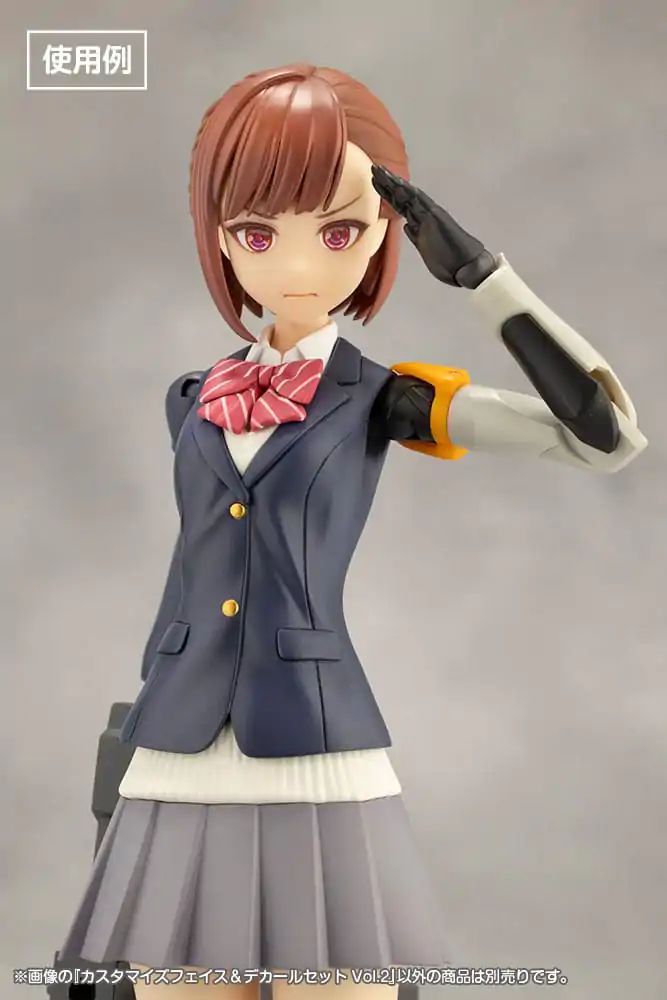 Sousai Shojo Teien Model Kit Accesoory Set 1/10 Customized Face &amp; Decal Set Vol. 2 termékfotó