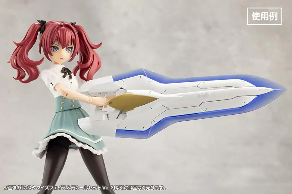 Sousai Shojo Teien Model Kit Accesoory Set 1/10 Customized Face &amp; Decal Set Vol. 3 termékfotó