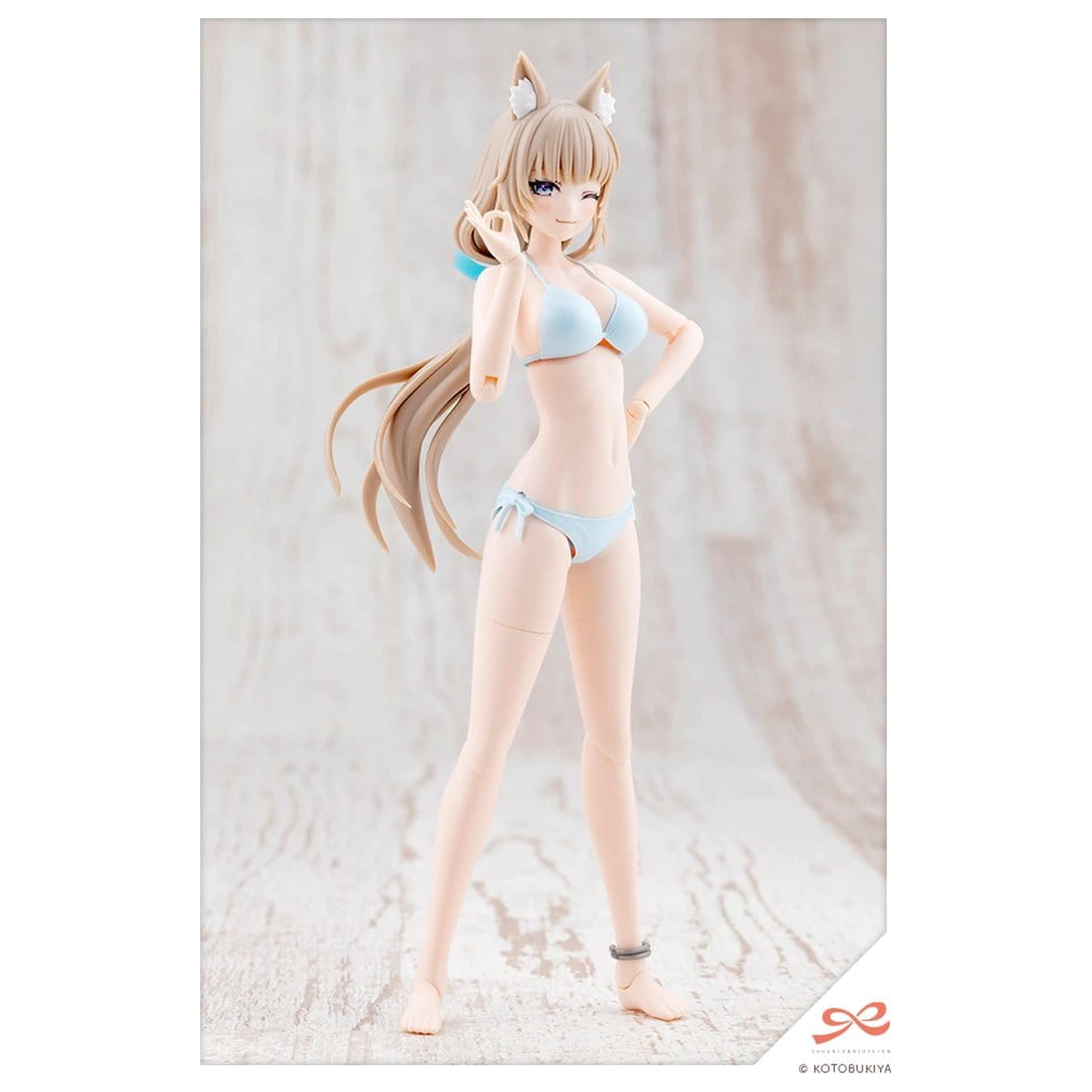 Sousaishojoteien műanyag modell készlet 1/10 Animal Ears Emulator Swim Style 17 cm termékfotó