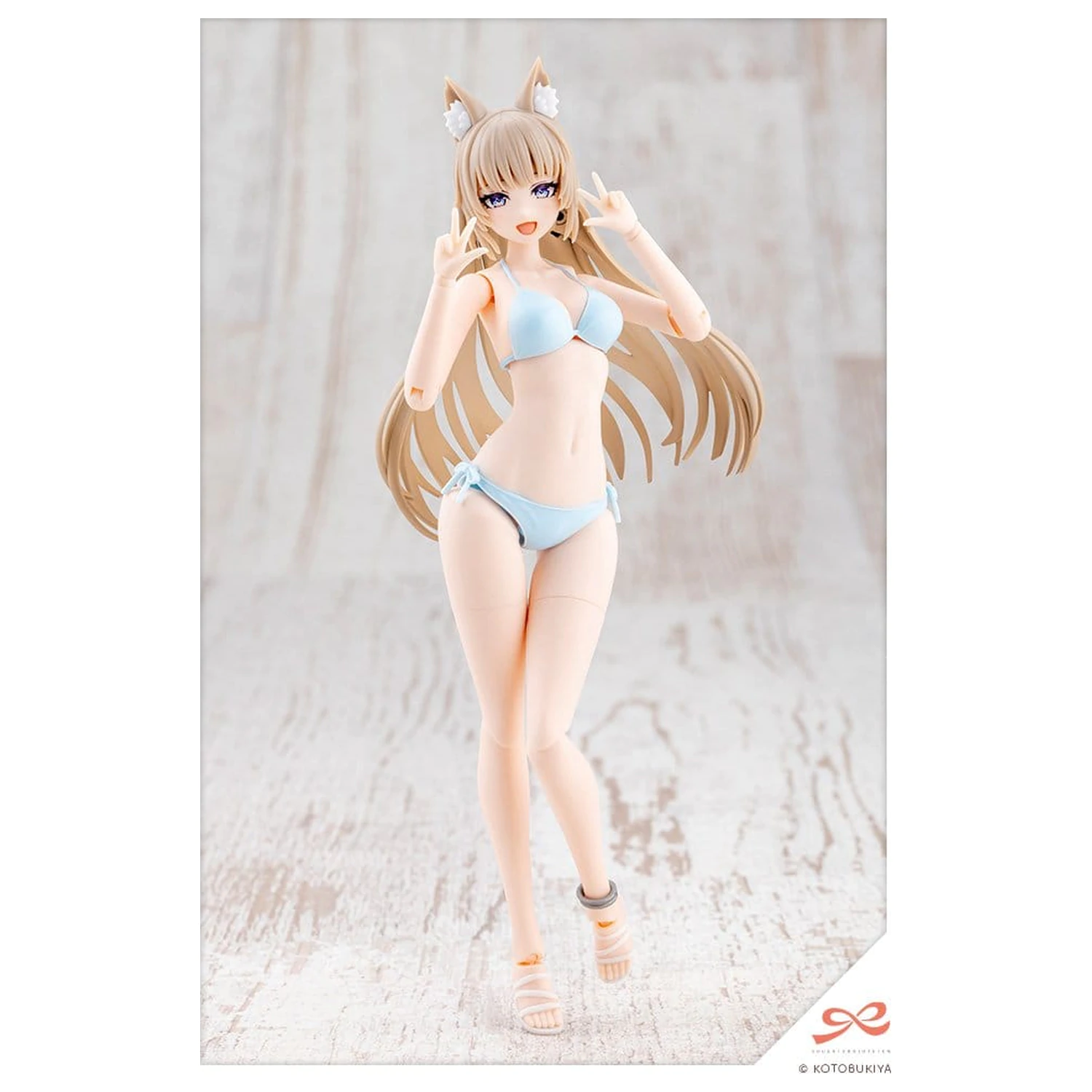 Sousaishojoteien műanyag modell készlet 1/10 Animal Ears Emulator Swim Style 17 cm termékfotó