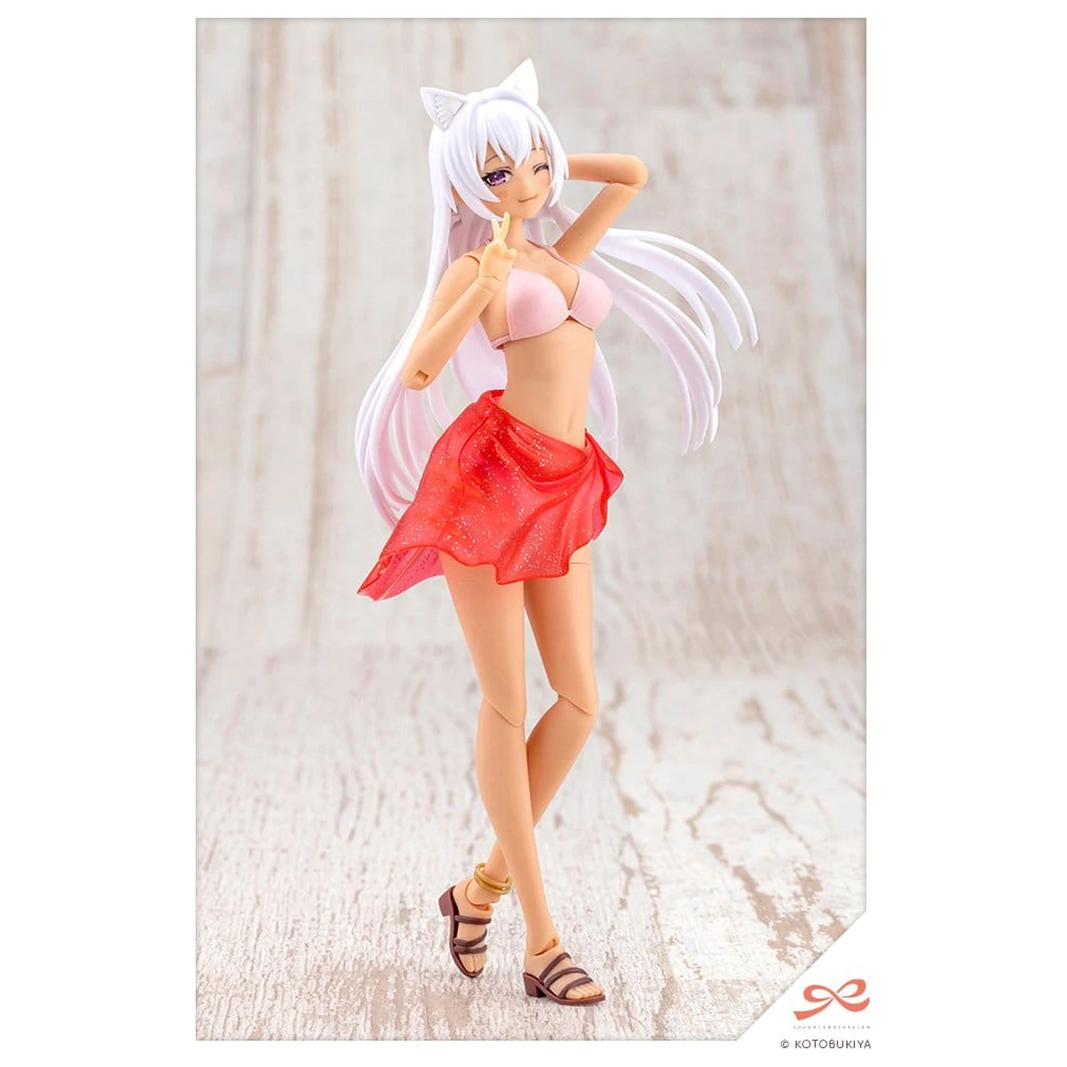 Sousaishojoteien műanyag modell készlet 1/10 Animal Ears Emulator Swim Style Dreaming Style Twilight Cat 17 cm termékfotó