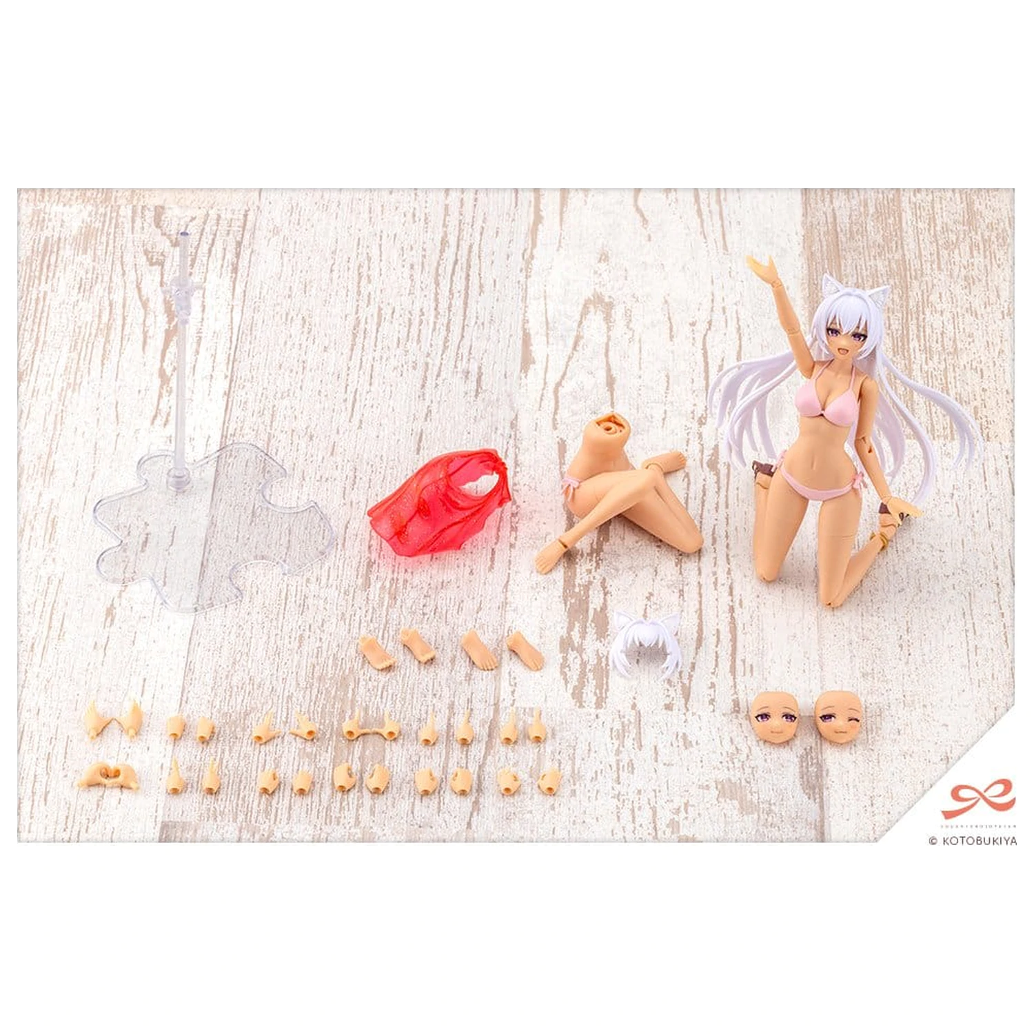 Sousaishojoteien műanyag modell készlet 1/10 Animal Ears Emulator Swim Style Dreaming Style Twilight Cat 17 cm termékfotó