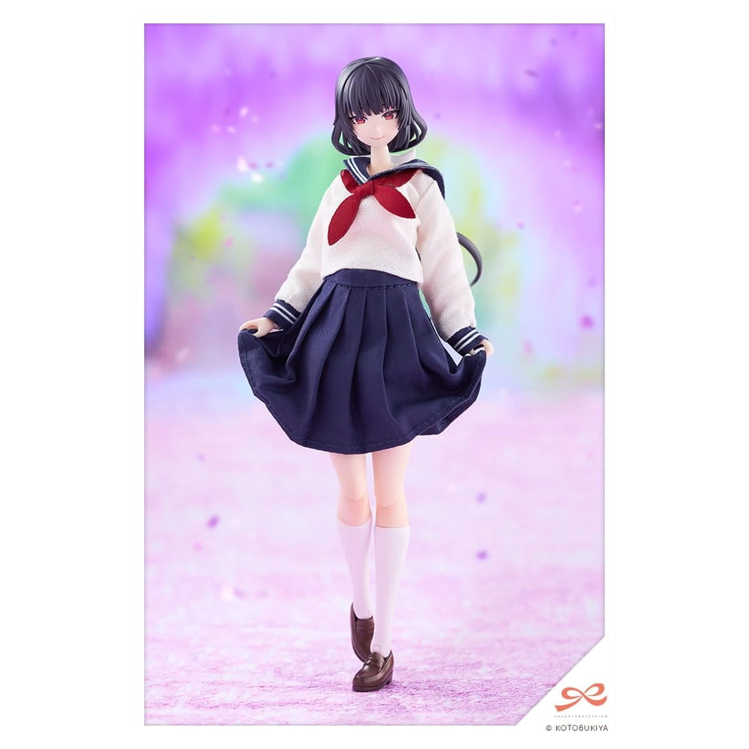 Sousaishojoteien műanyag modell készlet 1/10 Kiru Pla Kuon Yakushiji Touou High School Uniform 16 cm termékfotó