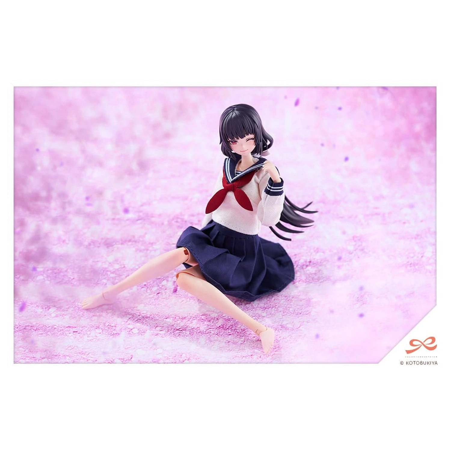 Sousaishojoteien műanyag modell készlet 1/10 Kiru Pla Kuon Yakushiji Touou High School Uniform 16 cm termékfotó