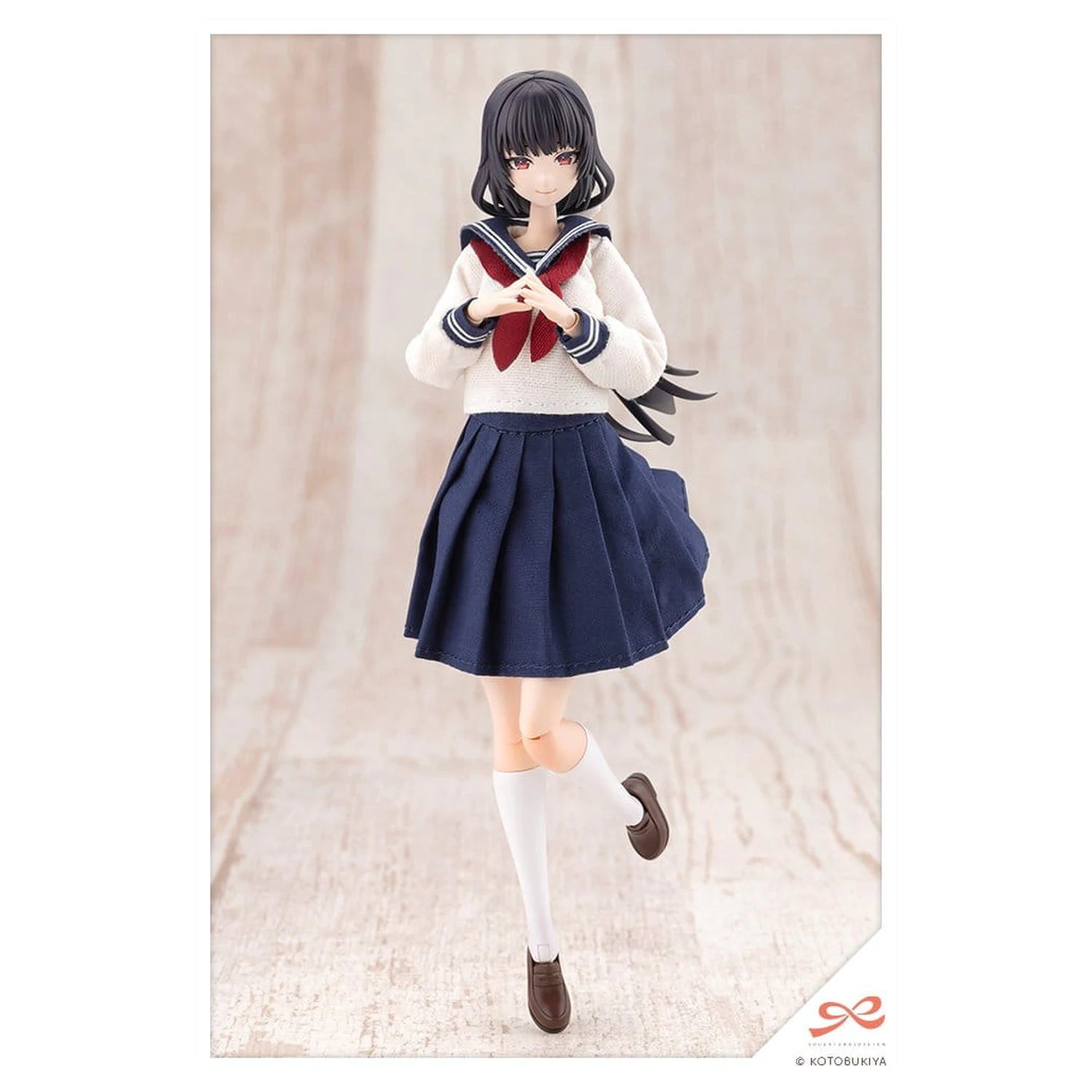 Sousaishojoteien műanyag modell készlet 1/10 Kiru Pla Kuon Yakushiji Touou High School Uniform 16 cm termékfotó