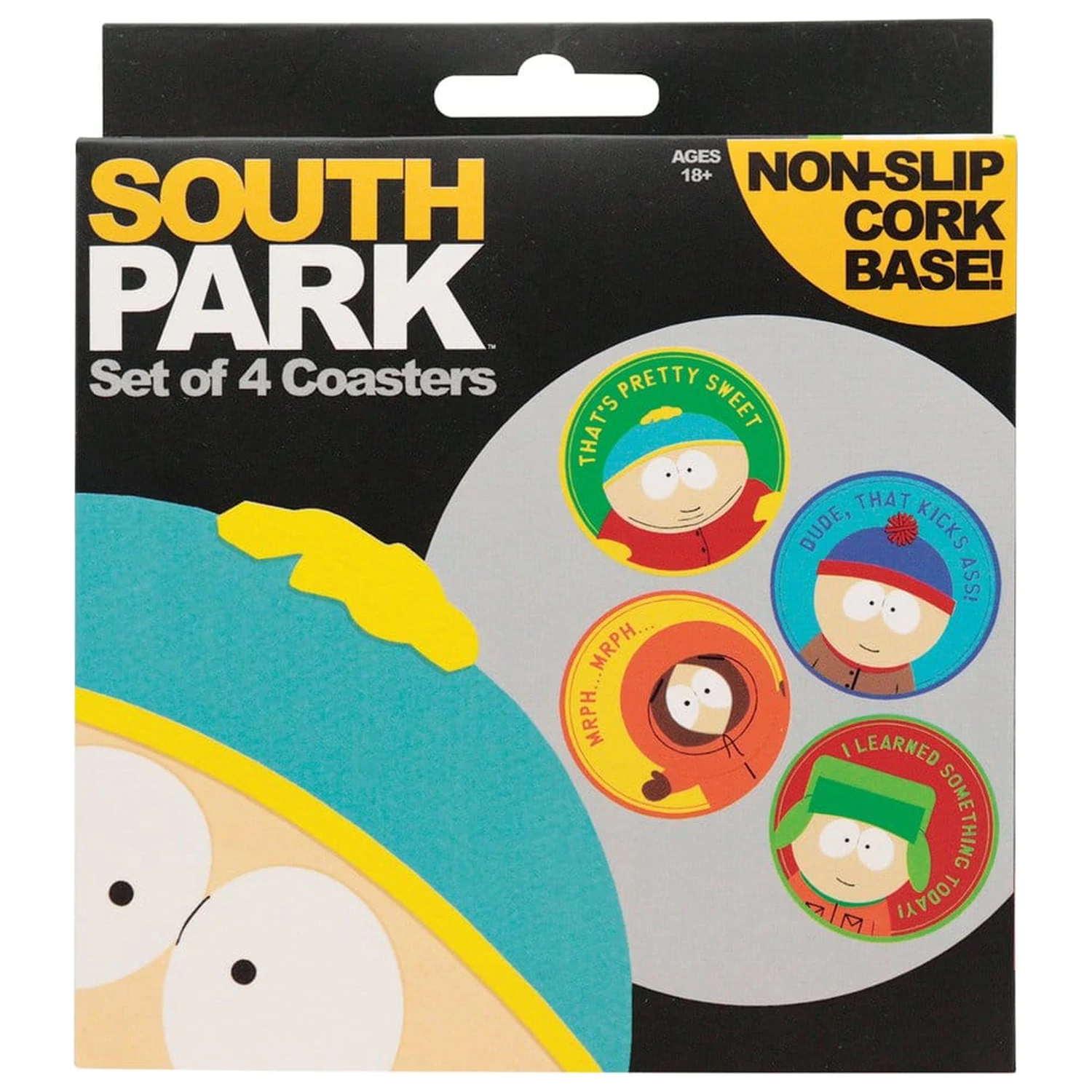 South Park 4 db-os poháralátét csomag termékfotó