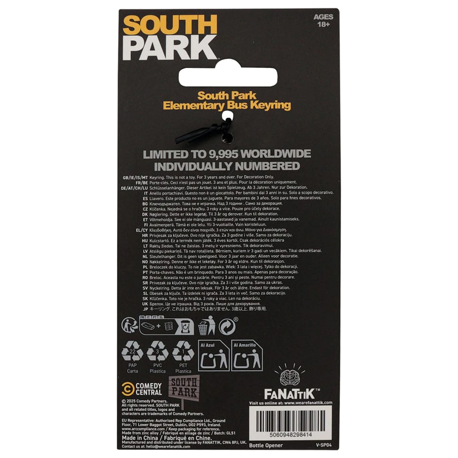 South Park School Bus kulcstartó Limitált kiadás      termékfotó