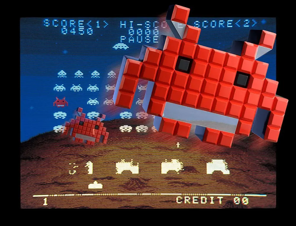 Space Invaders CRAB PVC szobor figura 28 cm termékfotó