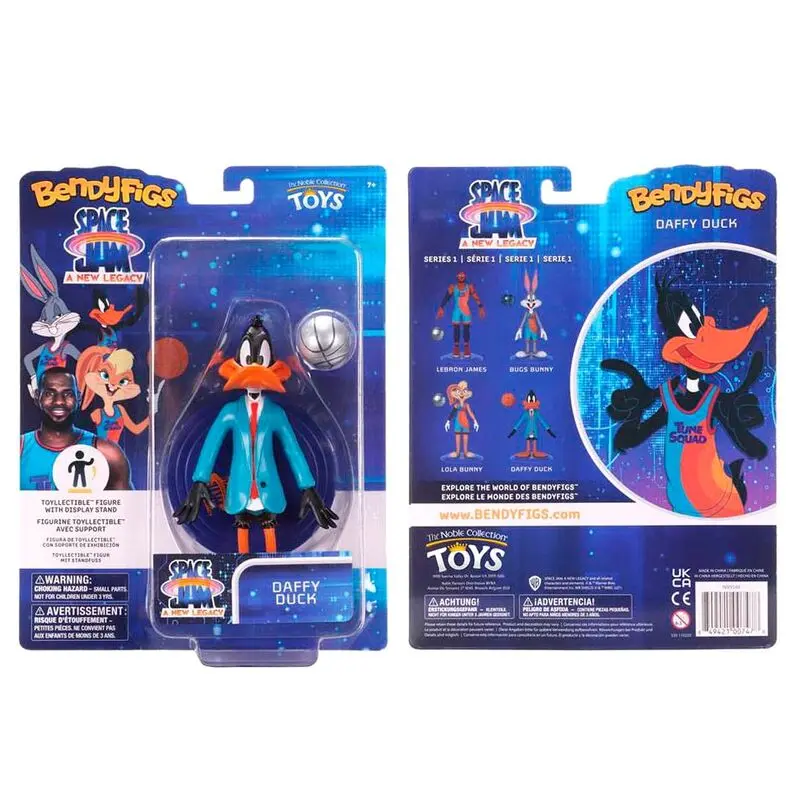 Space Jam 2 Duffy Duck Bendyfigs malleable figura 19cm termékfotó