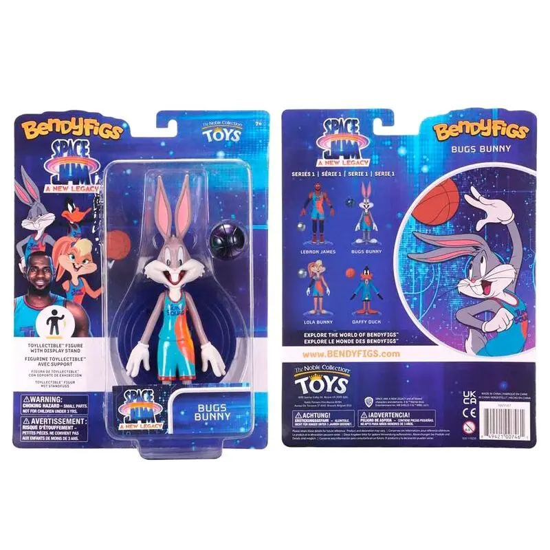 Space Jam 2 Lebron James Bendyfigs malleable figura 19cm termékfotó