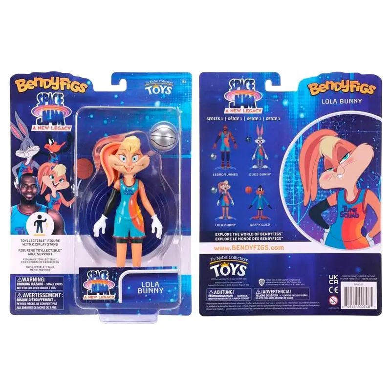 Space Jam 2 Lola Bunny Bendyfigs malleable figura 19cm termékfotó