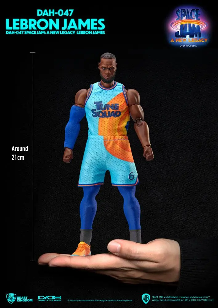 Space Jam: A New Legacy Dynamic 8ction Heroes 1/9 LeBron James akciófigura 20 cm termékfotó