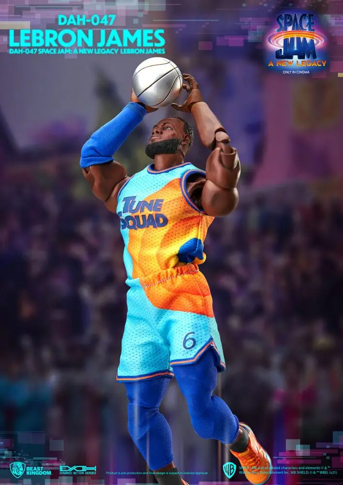 Space Jam: A New Legacy Dynamic 8ction Heroes 1/9 LeBron James akciófigura 20 cm termékfotó