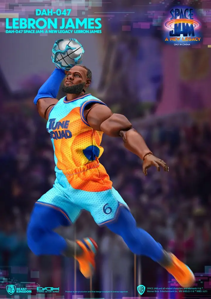 Space Jam: A New Legacy Dynamic 8ction Heroes 1/9 LeBron James akciófigura 20 cm termékfotó