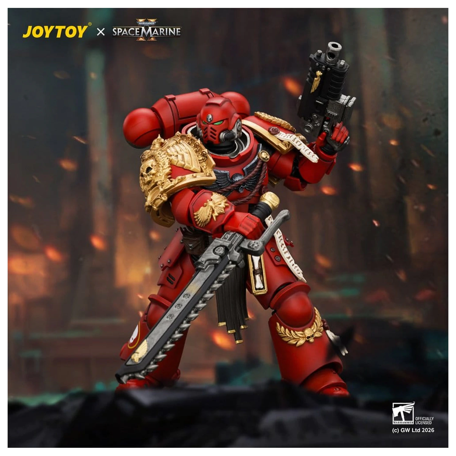 Space Marine Game Edition akciófigura Blood Angels Veteran 12 cm termékfotó