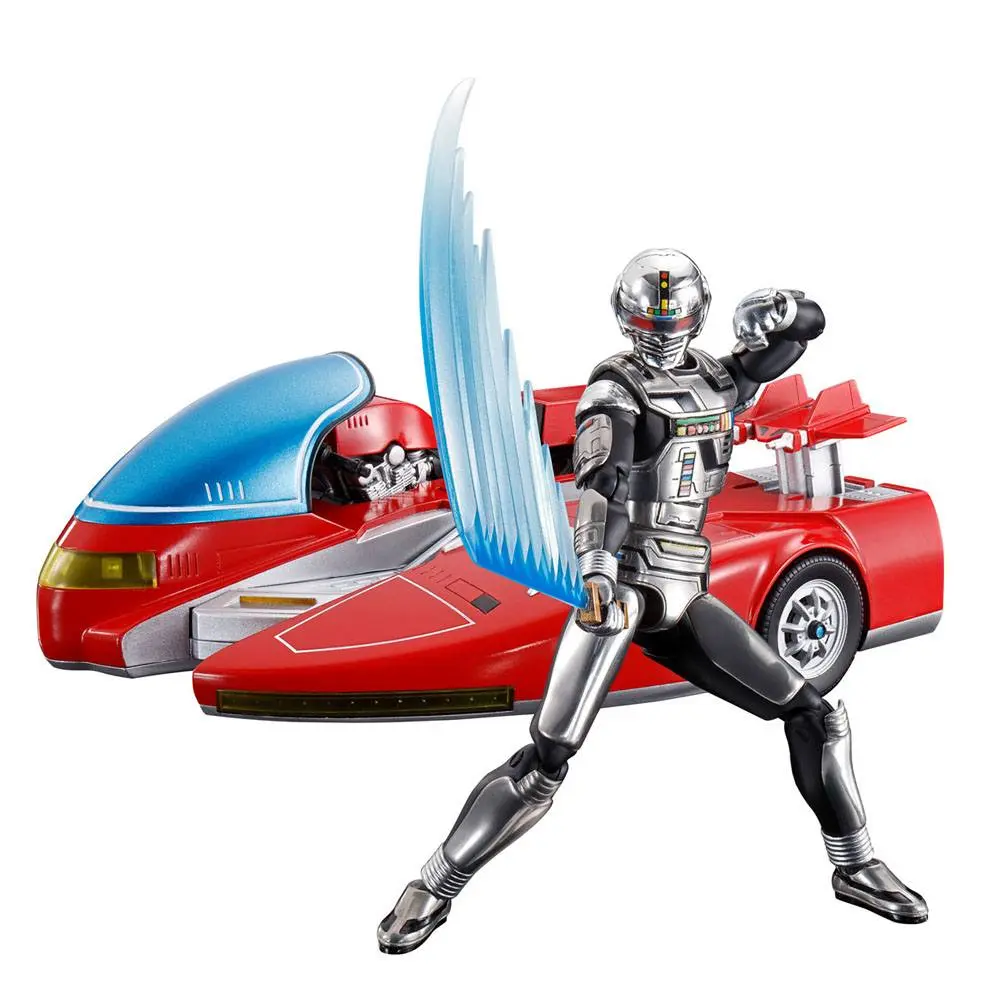 Space Sheriff Gavan Chogokin Diecast Space Sheriff Gavan &amp; Sybarian akciófigura 10 cm termékfotó