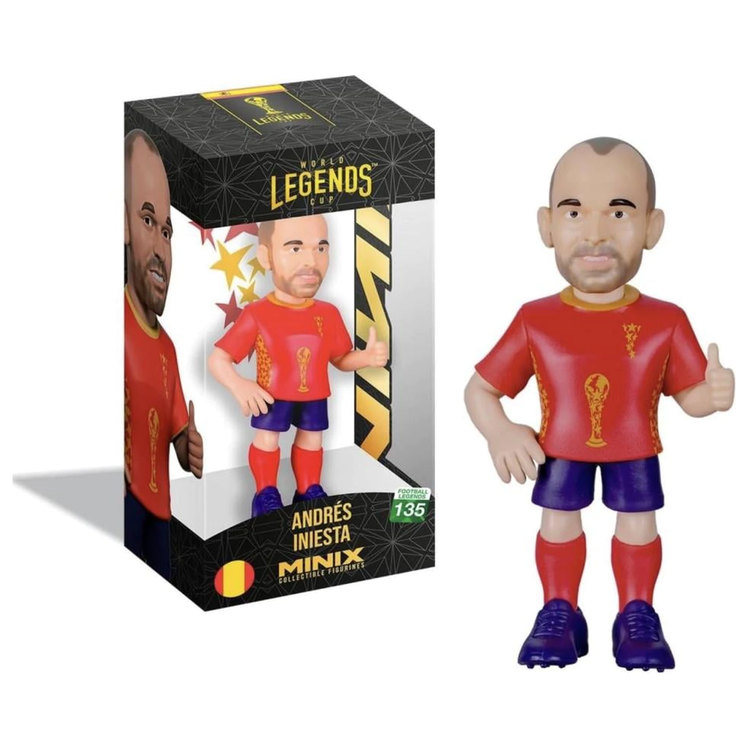 SPAIN Iniesta figura Minix World Legends Cup 12cm termékfotó