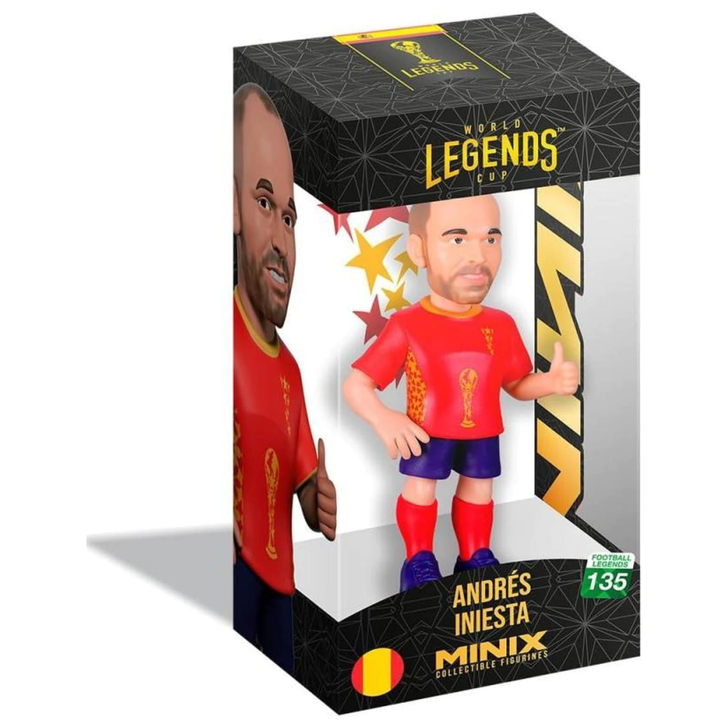 SPAIN Iniesta figura Minix World Legends Cup 12cm termékfotó