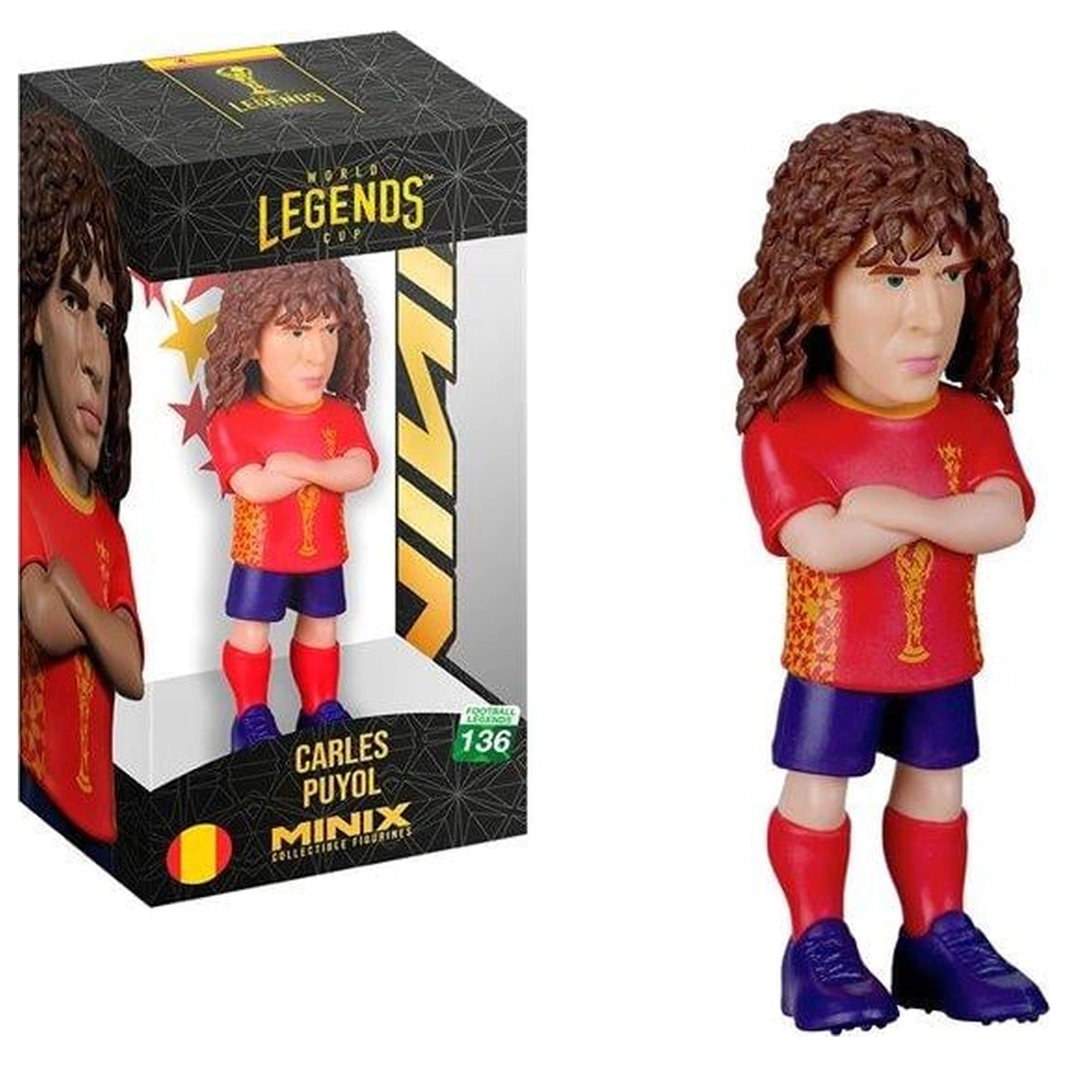 Spain Puyol figura Minix World Legends Cup 12cm termékfotó