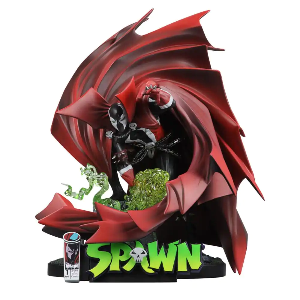 Spawn 1/10 Spawn #1 (Black White & REd All Over) szobor figura 24 cm termékfotó