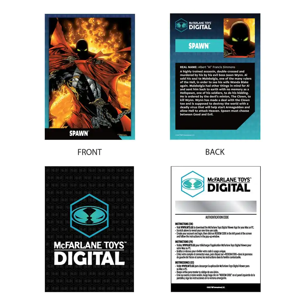 Spawn 1/7 Spawn #95 30th Anniversary (McFarlane Digital) PVC szobor figura 25 cm termékfotó