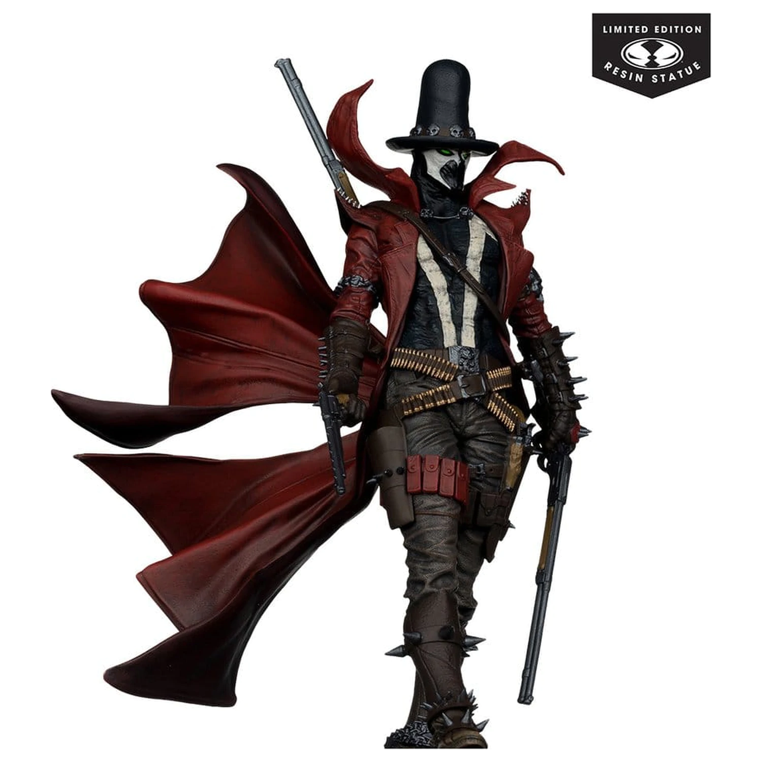 Spawn Black White & Red All Over 1/10 Gunslinger Spawn by Todd McFarlane szobor figura 23 cm termékfotó