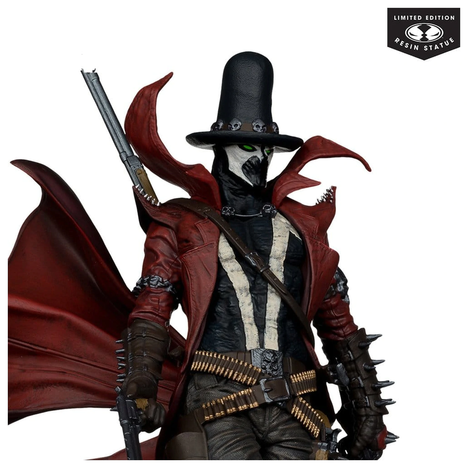 Spawn Black White & Red All Over 1/10 Gunslinger Spawn by Todd McFarlane szobor figura 23 cm termékfotó