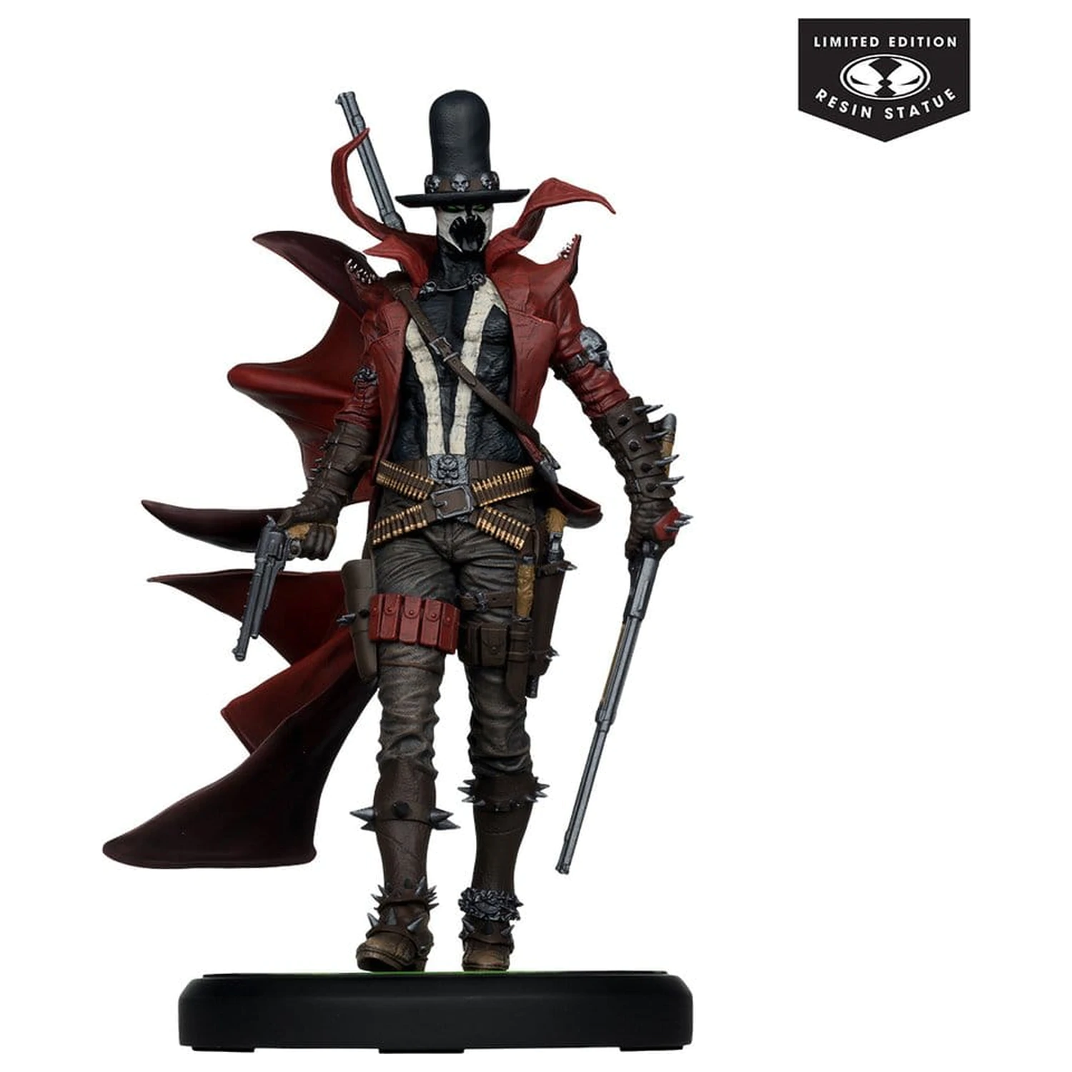 Spawn Black White & Red All Over 1/10 Gunslinger Spawn by Todd McFarlane szobor figura 23 cm termékfotó