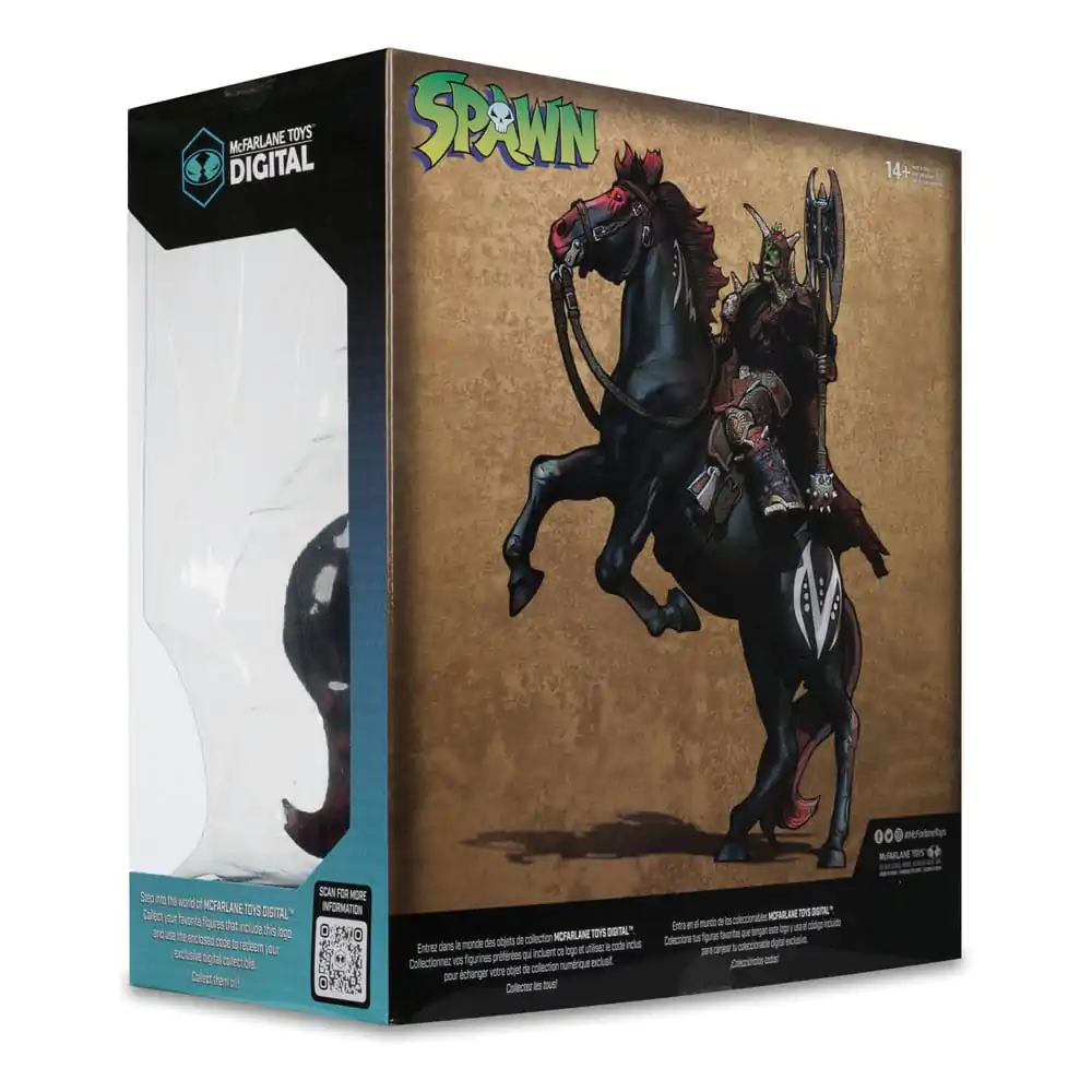 Spawn Bloodaxe with Horse (Spawn: The Dark Ages) 2 db-os akciófigura csomag 18 cm termékfotó