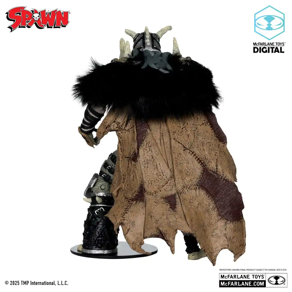 Spawn Bloodaxe with Horse (Spawn: The Dark Ages) (McFarlane Toys 30th Anniversary) (Gold Label) akciófigura 18 cm termékfotó