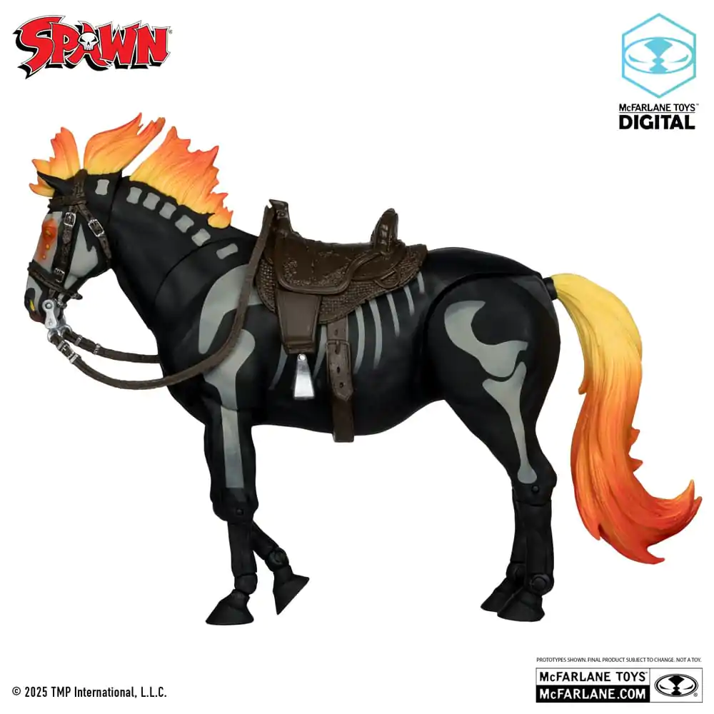 Spawn Bloodaxe with Horse (Spawn: The Dark Ages) (McFarlane Toys 30th Anniversary) (Gold Label) akciófigura 18 cm termékfotó