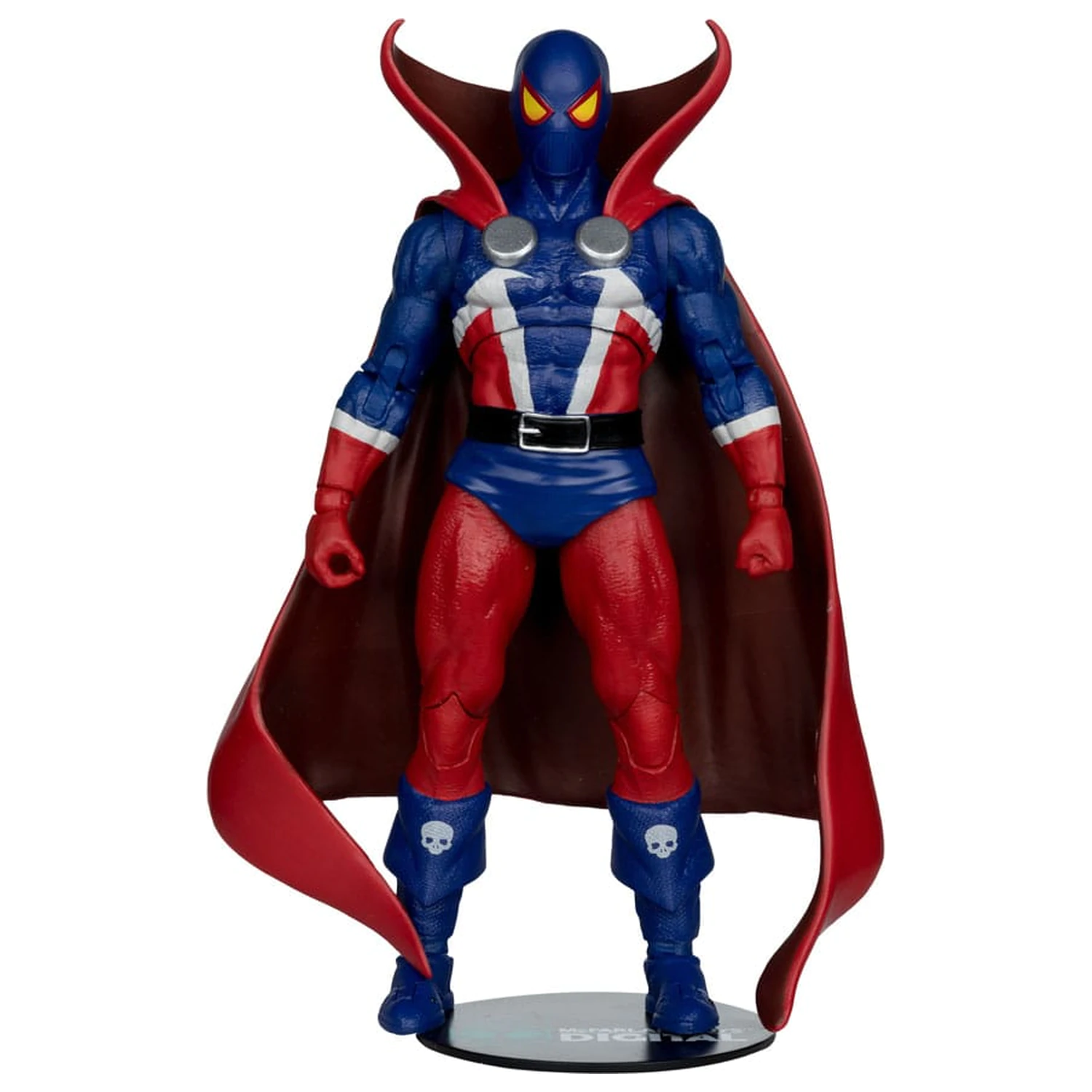 Spawn Page Punchers Spawn 1977 Red and Blue (Chase) Red Platinum Edition akciófigura 18 cm  termékfotó